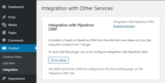 Contact Form 7 - Pipedrive CRM - Integration