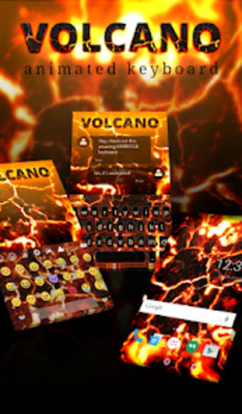Volcano Live Wallpaper Theme