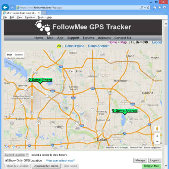 GPS Tracker by FollowMee
