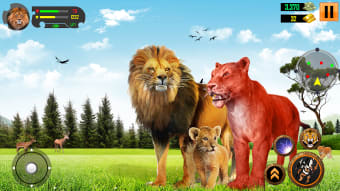 Lion Family Simulator Games
