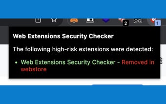 Web Extensions Security Checker