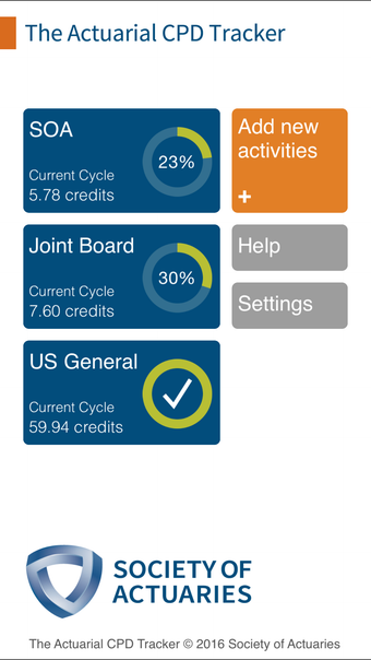 SOA CPD Tracker