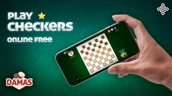 Checkers Online: board game