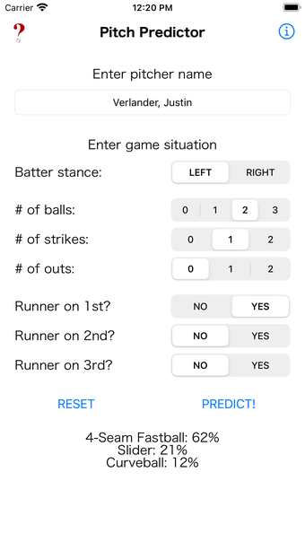 Pitch Predictor