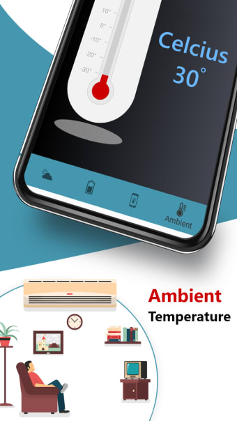 Smart Digital Thermometer For Room Temperature
