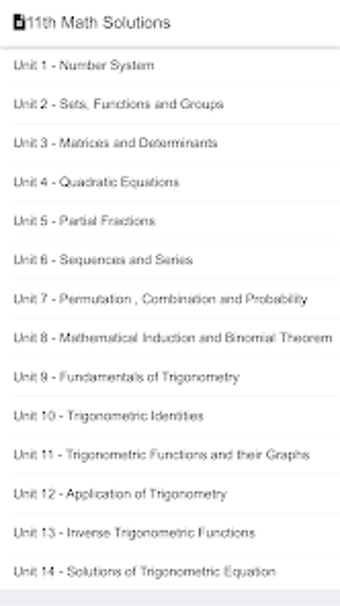 1st year Math Keybook