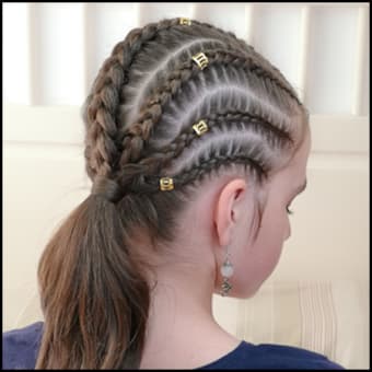 Hairstyles with trendy braids