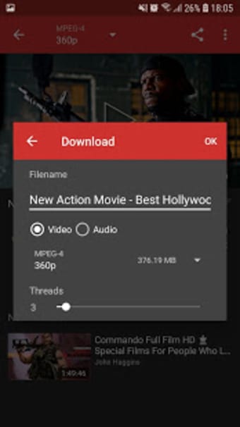 Fast Video Downloader and Player Background Music