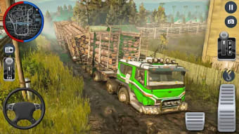 Off Road Cargo Truck Driving