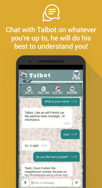 Talbot the chatbot