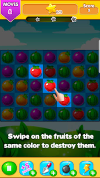 Swipe Juice Fresh - Melon Crush Saga Puzzle Game
