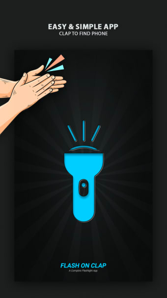Flashlight on Clap App