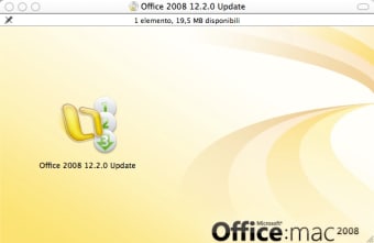 Microsoft Office 2008 pour Mac Service Pack 2