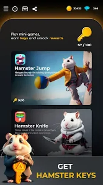 Hamster Keys - Mini Games