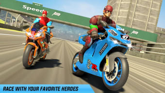 Superhero Bike Racing GT Stunt