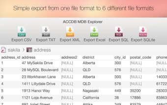 ACCDB MDB Explorer - Open, view & export Access files