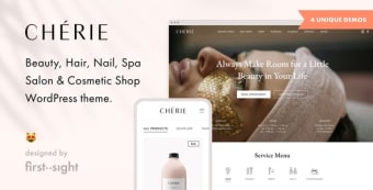 Chérie — Beauty Salon WordPress Theme
