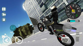 Police City Motorbike Rider