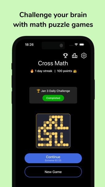 Cross Math Crossword Puzzle