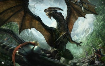 Cool Dragons HD Wallpaper New Tab Theme