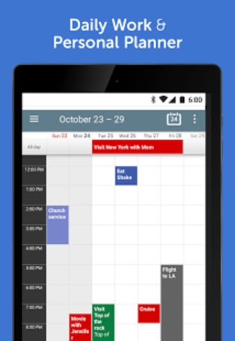 Calendar Schedule Planner App