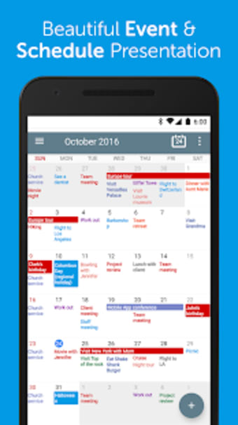 Calendar Schedule Planner App