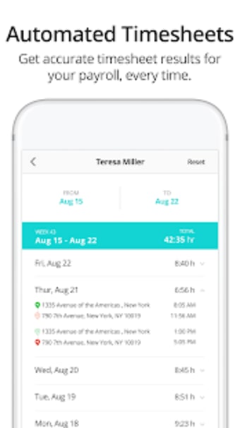 ATTO Timesheets: Time  GPS Tracking for Employees