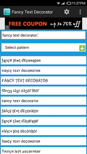 Fancy Text Decorator