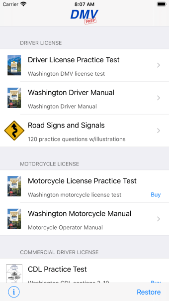 Washington DMV Test Prep