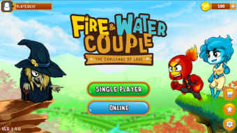 Fire and Water: Online co-op game for boy and girl