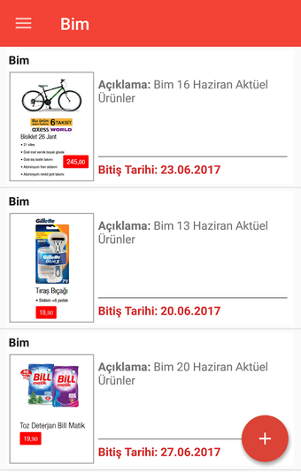 Bim Aktüel Ürünler