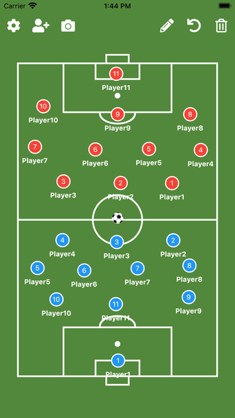 Simple Soccer Tactic Board