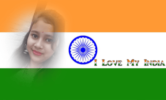 Indian Flag Photo Frames  DP