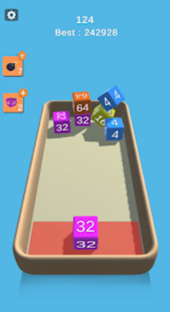 2048 3d : Cube Merge Game
