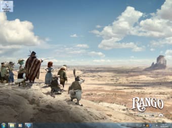 Motyw Windows 7 z filmu Rango