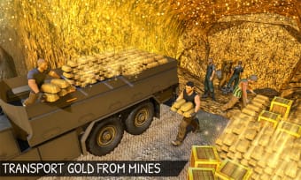 Off-Road Gold Truck Simulator-Transport Gold Mania