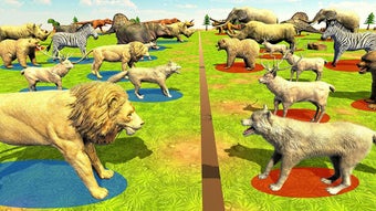 Wild Animals Kingdom Battle Simulator 2018