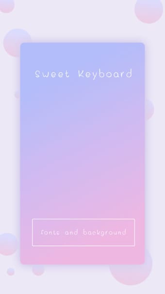 Sweet Custom Keyboard