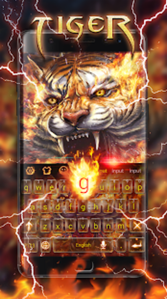 Roar Tiger Keyboard Theme
