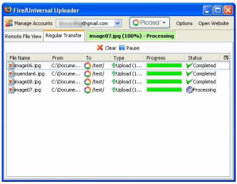 Firefox Universal Uploader (FireUploader)
