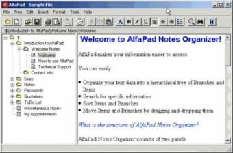 AlfaPad Notes Organizer