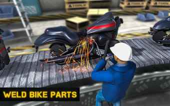 Bike builder shop 3D: Motorcycle Mechanic Factory