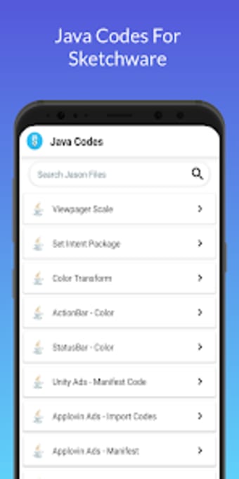 Java Codes For Sketchware