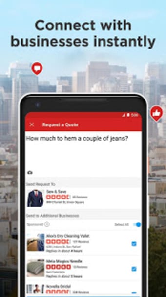Yelp: Find Food Delivery  Services Nearby