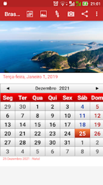 Brasil Calendário 2021