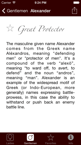 Namer - The Origin of Names