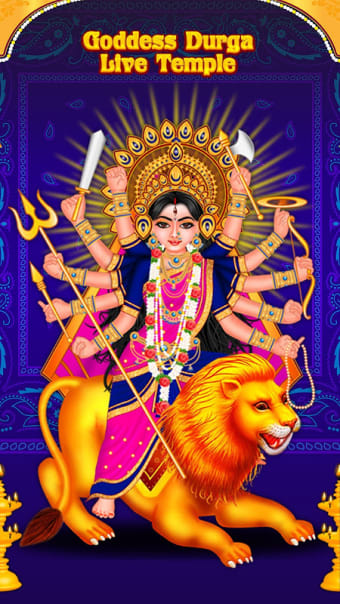 Goddess Durga Live Temple : Navratri Special