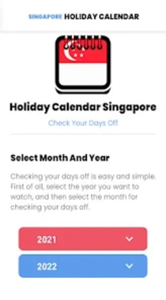 Singapore Daily Tamil Calendar