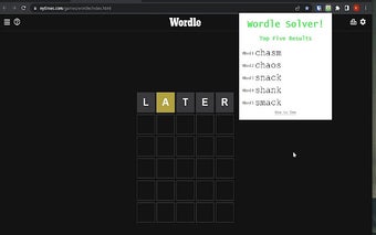 Wordle Solver