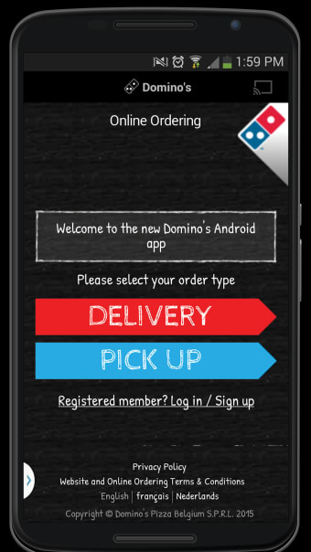 Dominos Pizza Belgium